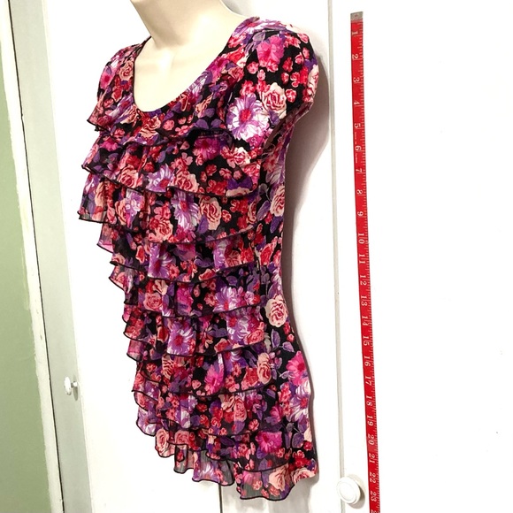 CANDIES RUFFLE TOP - Picture 4 of 15